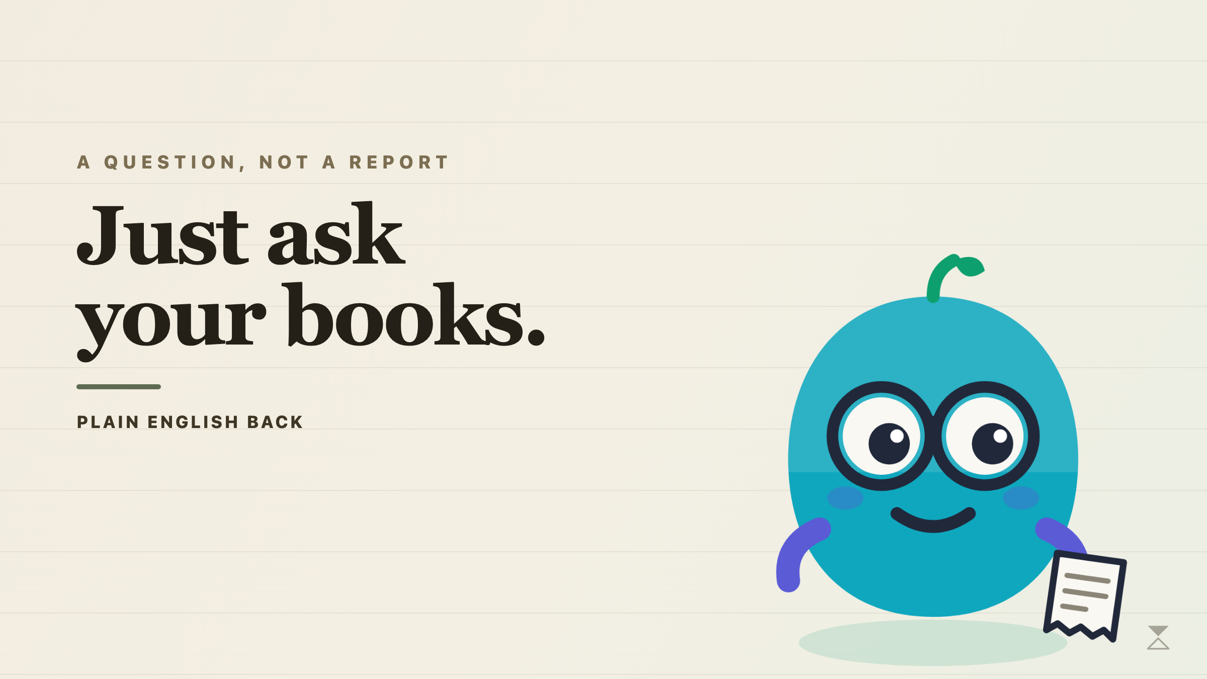 Ledger cover: Just ask.